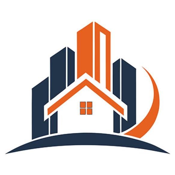 Building Real Estate Logo Design Vector Art Illustration