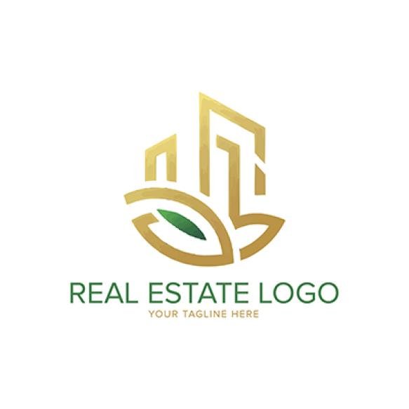 Free Vector Modern Real Estate Logo Design With Word Mark