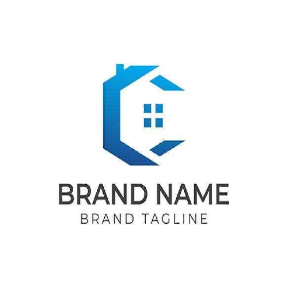 Letter C Home House Logo Combination From Letter C Home House Real Estate Logo Template Design Home