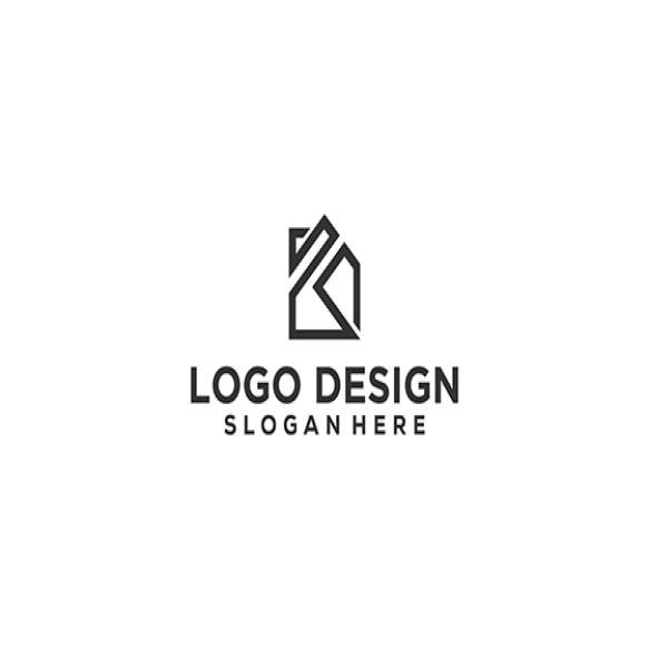 Letter K Company Name Logo Illustration