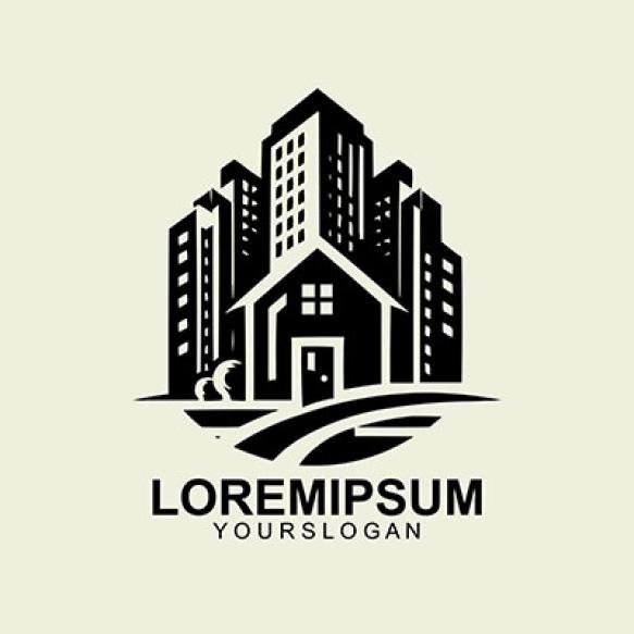 Real Estate Logo Apartment Building Logo Business Chart Logo Design Urban City