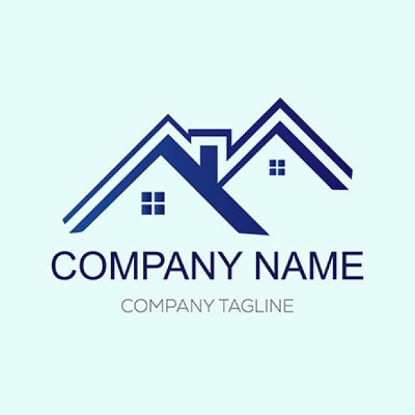 Real Estate Property Building Logo Design Template