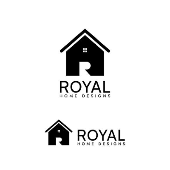 Royal House Logo With R Letter Design