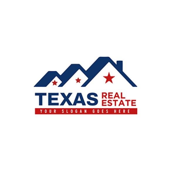 Vector Texas House Logo Design Concept Real Estate Company Logo