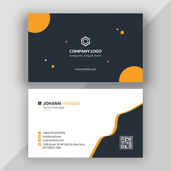 Business Card Template Corporate Brand Identity Design