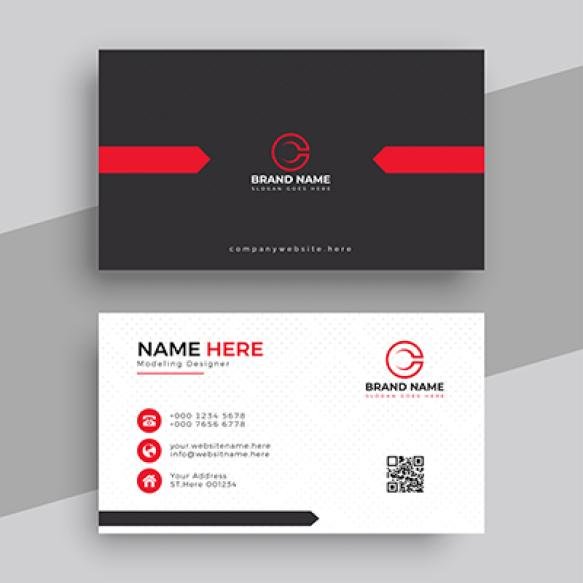 Clean Business Card Corporate Identity Business Stationery