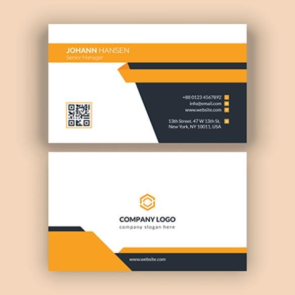 Clean Professional Business Card Template (1)