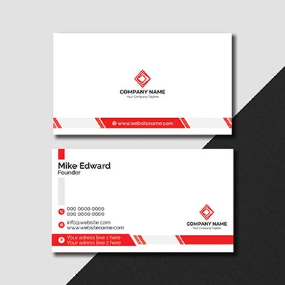 Corporate Business Card Design Template (2)