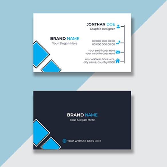 Creative Modern Corporate Business Card Design Template Doublesided Name Card Design