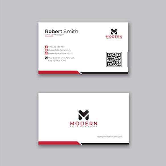 Minimal Simple Modern Business Card Design Image Eps File Here