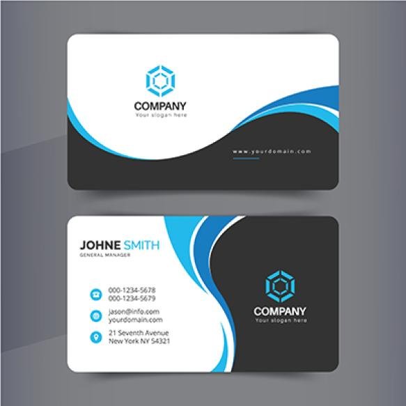 Modern Business Card Design Editable Template