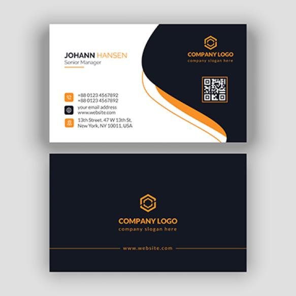 Modern Clean Professional Business Card Template (2)