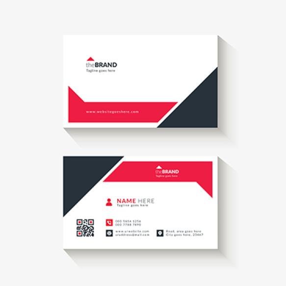 Modern Minimal Clean Professional Corporate Business Card Template