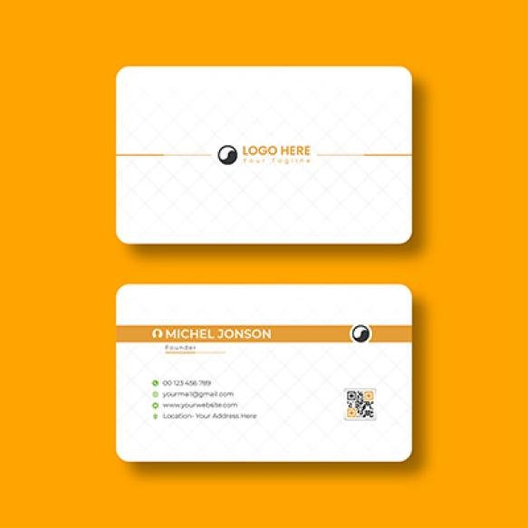 Modern Minimal Professional Business Card Template