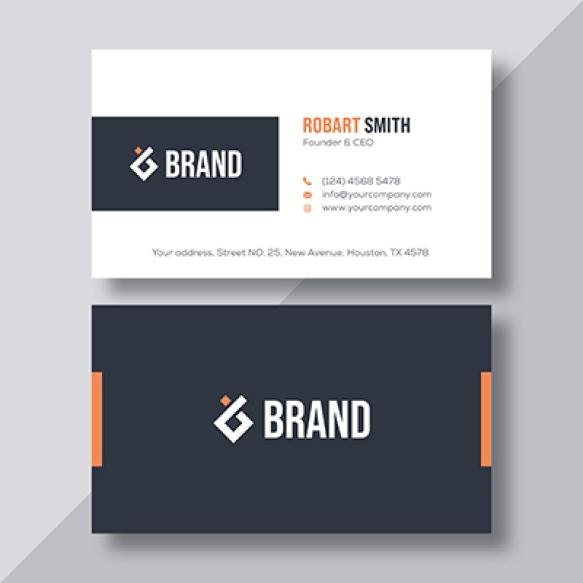 Modern Sleek Business Card Print File
