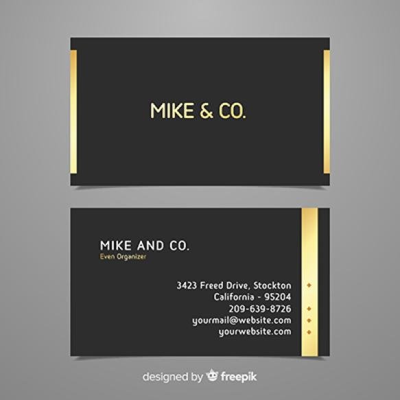 Professional Business Card Template Elegant Design