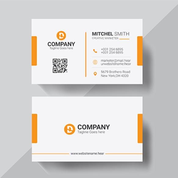 Professional Creative Blue Business Card