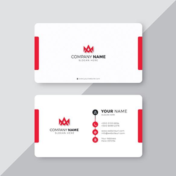 Red Business Card