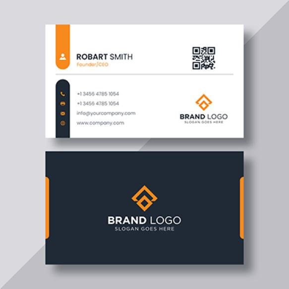 Simple Modern Business Card Brand Company