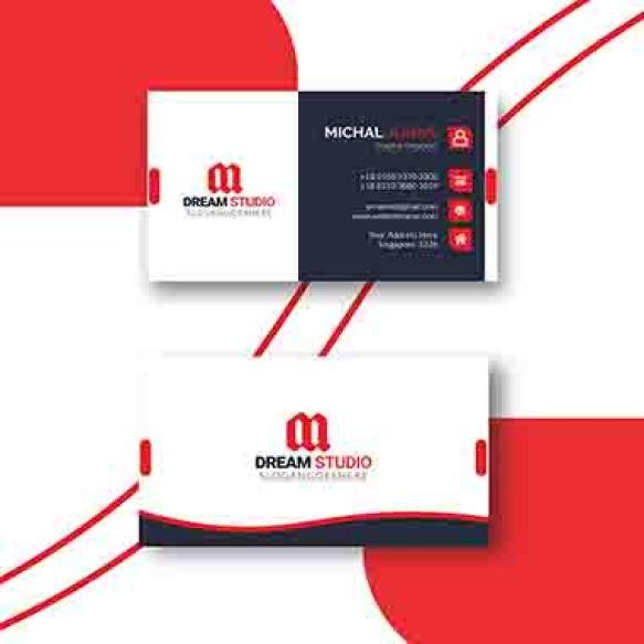 Stylish Liquidity Business Card Template