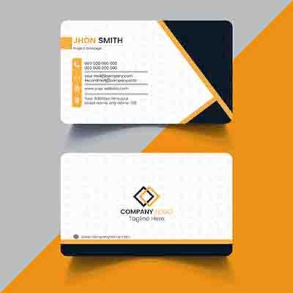 Vector Clean Style Modern Business Card Template