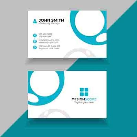 Vector Company Business Card Template Design Free