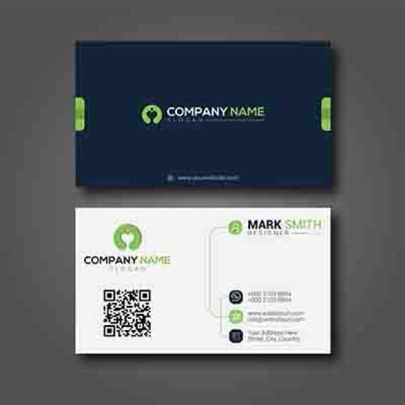 Vector Creative Business Card Design Template (1)