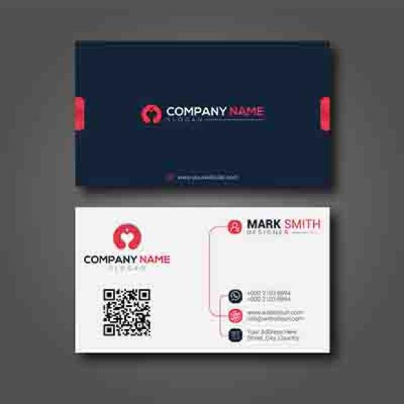 Vector Creative Business Card Design Template (2)