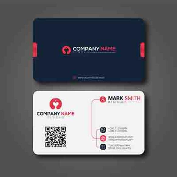 Vector Creative Business Card Design Template (3)