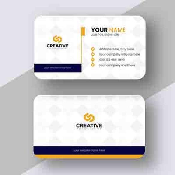 Vector Creative Clean Modern Business Card (1)