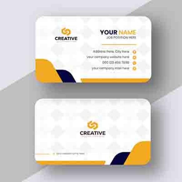 Vector Creative Clean Modern Business Card
