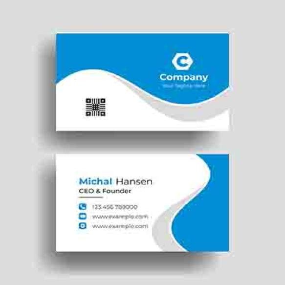 Vector Professional Modern Corporate Company Business Visiting Card Design Template
