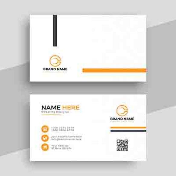 White Business Cards Templates