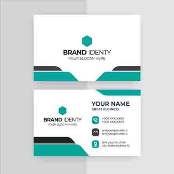 White Green Flyer That Saysbrand Identityon It