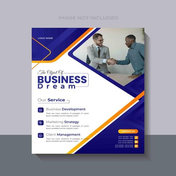 Business Advertisement Corporate Flyer Design Template