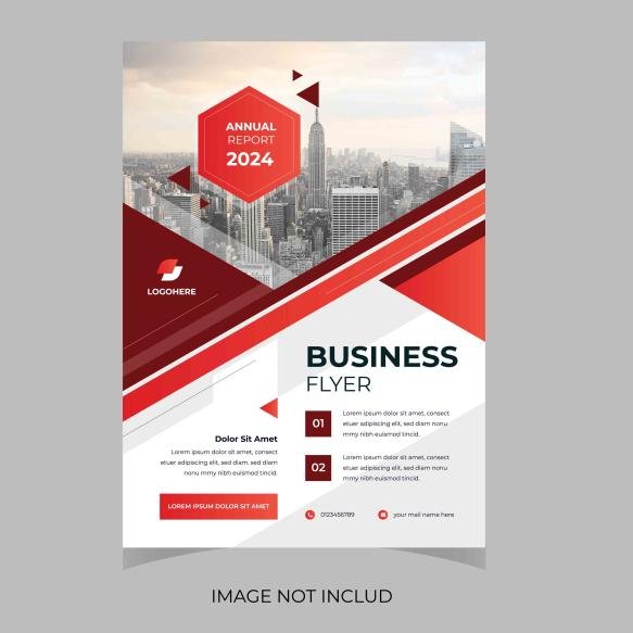 Business Conference Flyer Template Online Live Webinar Corporate Business Flyer Leaflet