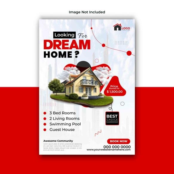 Business Real Estate Flyer Design Template