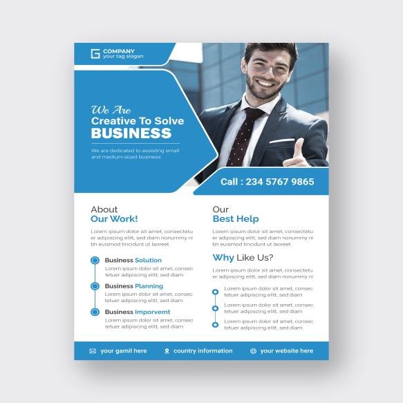 Corporate Business Flyer Template (4)