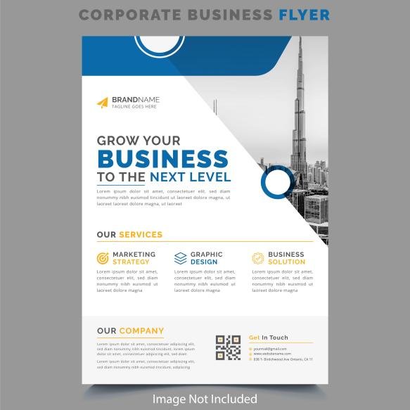 Corporate Business Flyer Template Design (1)