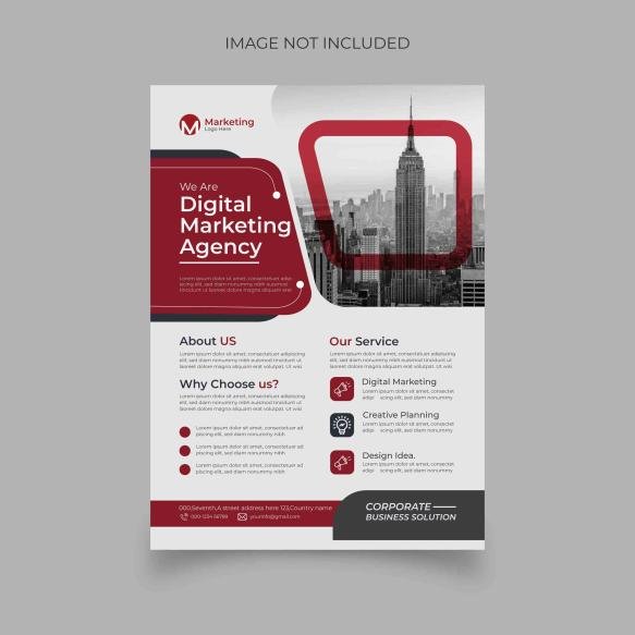 Corporate Digital Marketing Agency Flyer Template