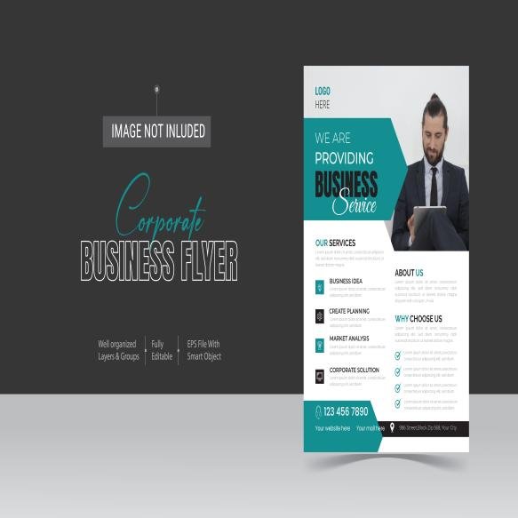 Corporate Modern Minimalist Business Flyer Design Template (1)