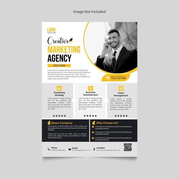 Creative Marketing Agency Flyer Template (1)