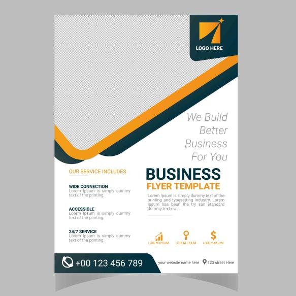 Creative Professional A4 Flyer Flyer Template Layout Design Business Flyer Business Brochure Flye
