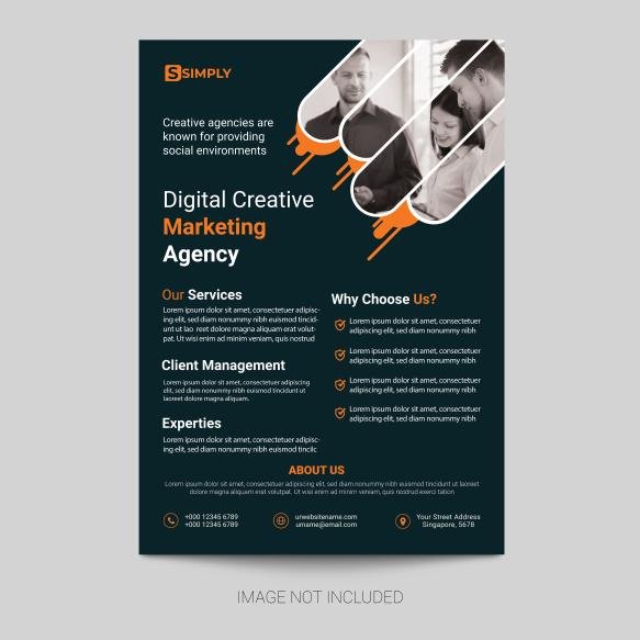 Digital Marketing Corporate Modern Business Flyer Design Template (1)