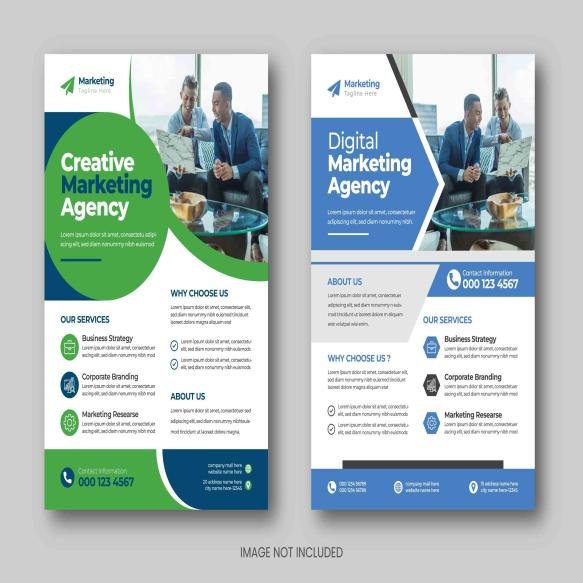 Free Vector Modern Corporate Creative Business Flyer Template Design