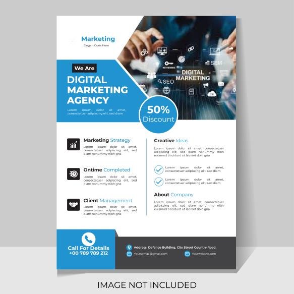 Modern Business Corporate Flayer Template With Abstract Modern Style (1)