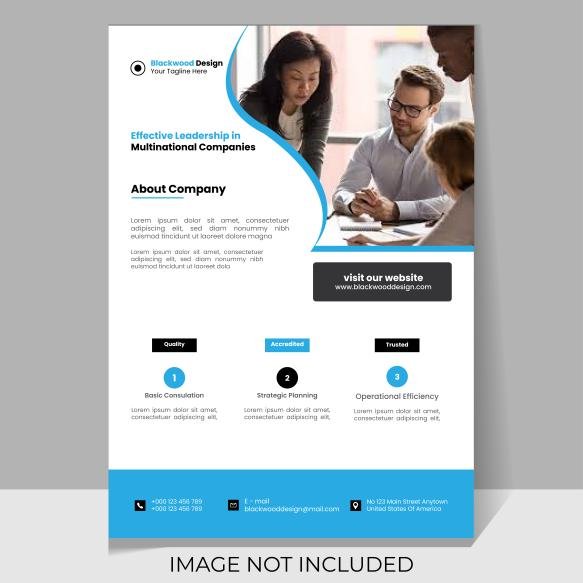 Modern Business Corporate Flayer Template With Abstract Modern Style (2)