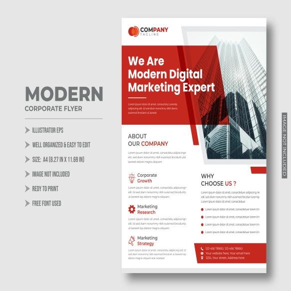 Modern Business Flyer Template Unique Corporate Flyer Template (3)