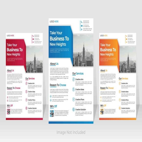 Modern Creative Colorful Business Flyer Design Template Digital Marketing Agency Company Promo Ads