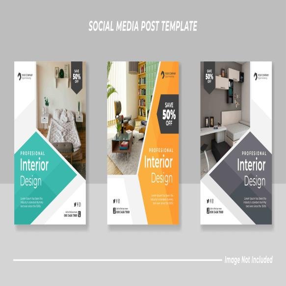 Modern Interior Social Media Instagram Post Template